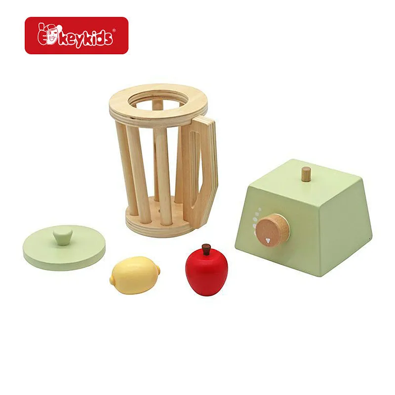 Okeykids mini appliance wooden juice blender toy for Kids W10D660