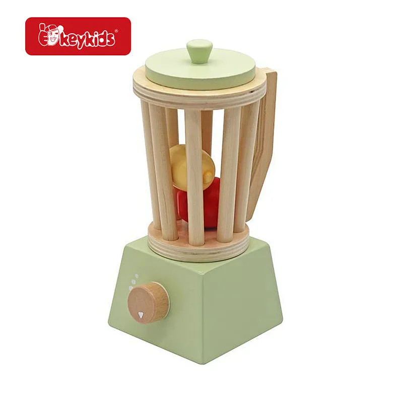 Okeykids mini appliance wooden juice blender toy for Kids W10D660